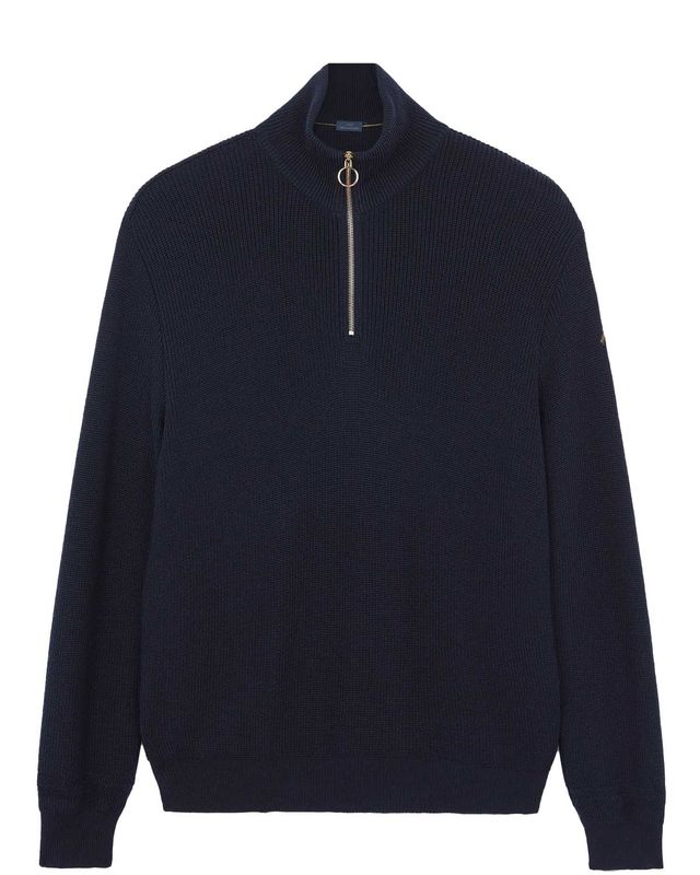 Paul &amp; Shark Pullover zip DBlauw 14311124