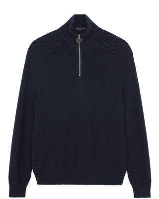Paul &amp; Shark Pullover zip DBlauw 14311124