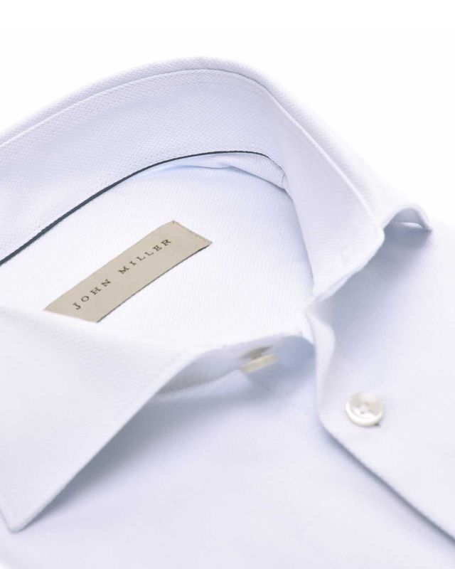 John Miller Dress Shirt lm LBlauw 5141577