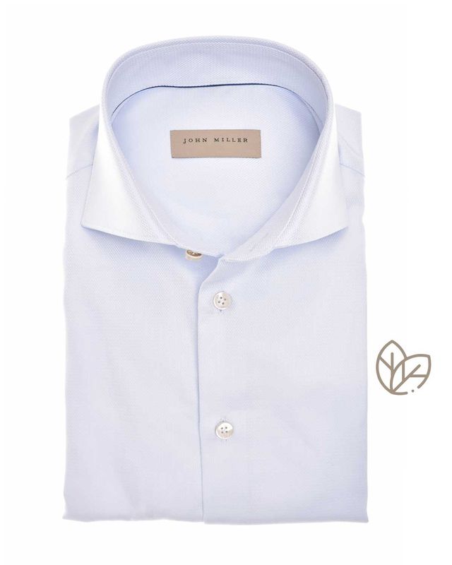 John Miller Dress Shirt lm LBlauw 5141577
