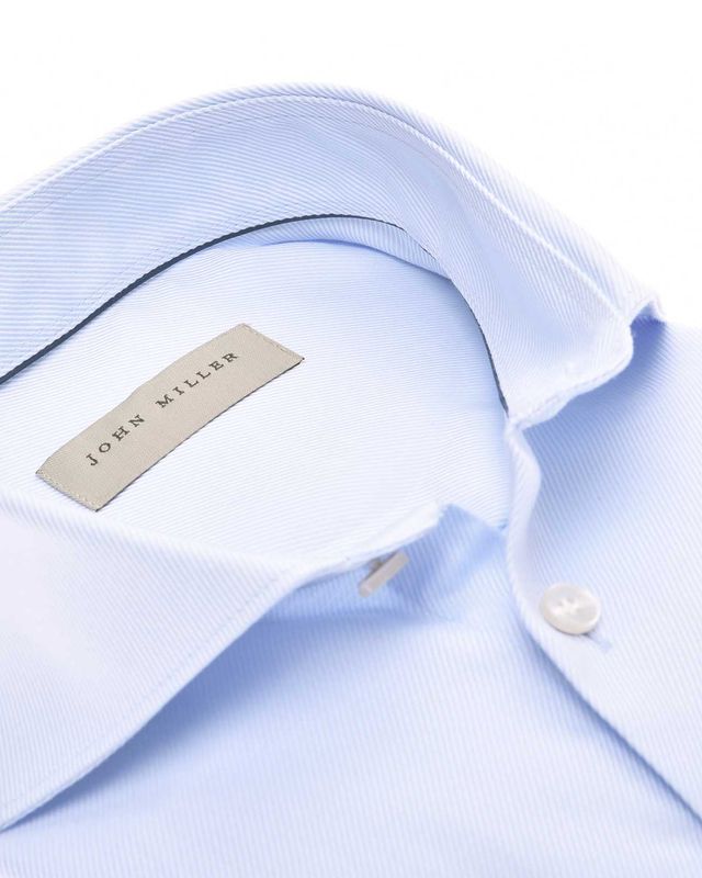 John Miller Dress shirt lm LBlauw 5141874