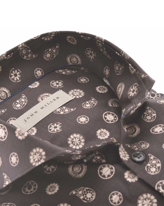 John Miller Dress shirt lm DBruin 5141612