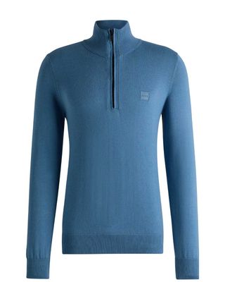Hugo Boss Pullover zip MBlauw 50527585