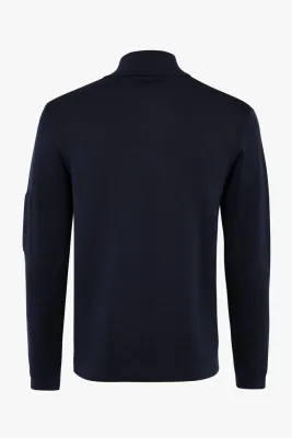 Genti Pullover zip Zwart K1137-3258