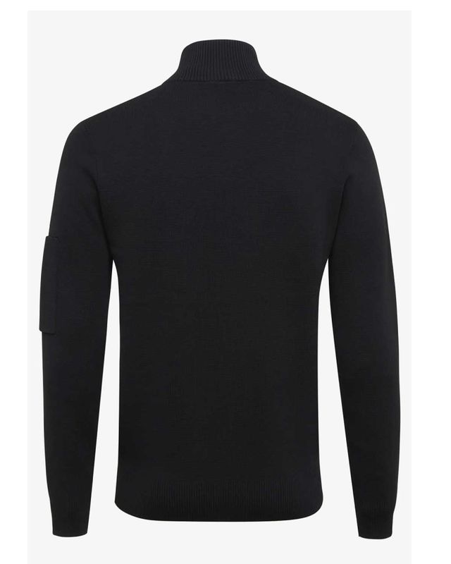 Genti Pullover polo Zwart K1138-3258