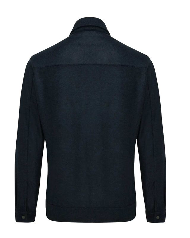 Genti Overshirt DBlauw S1312-1983