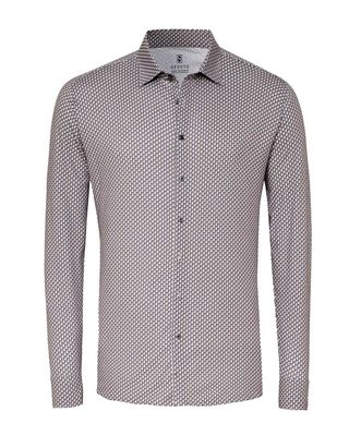 Desoto Dress Shirt lm MBruin 77228-3