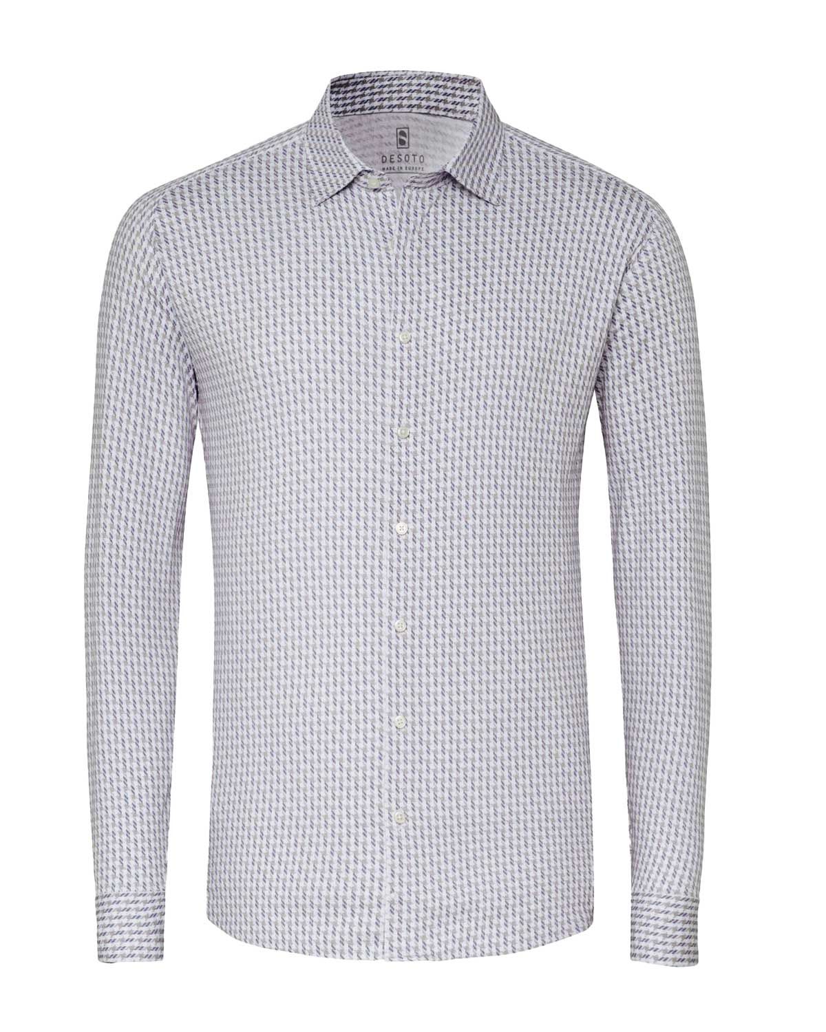 Desoto Dress Shirt lm Mbruin 77228-3