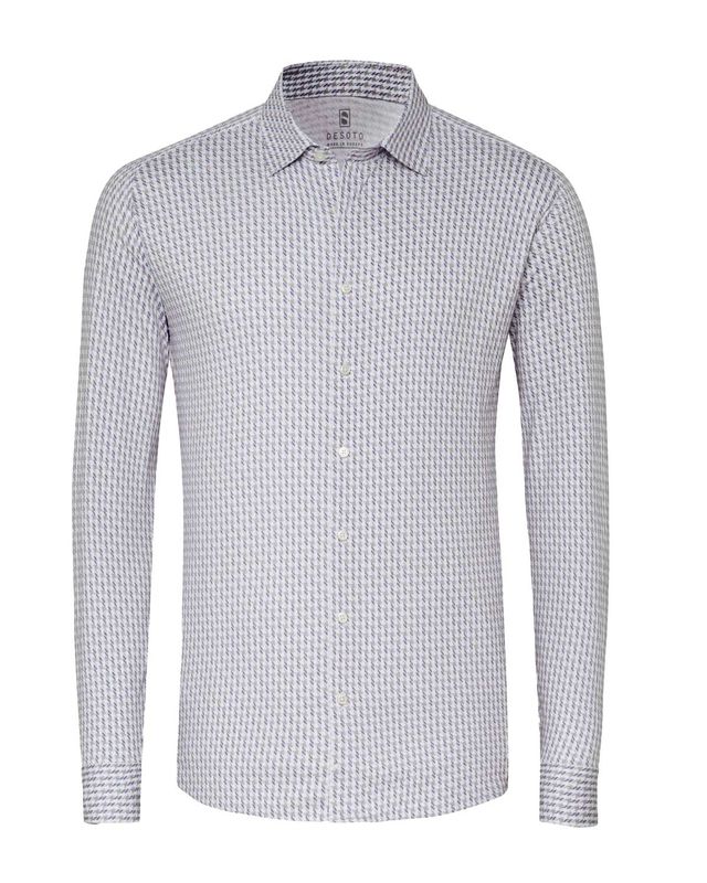 Desoto Dress Shirt lm Mbruin 77228-3 Desoto Dress Shirt lm Mbruin 77228-3