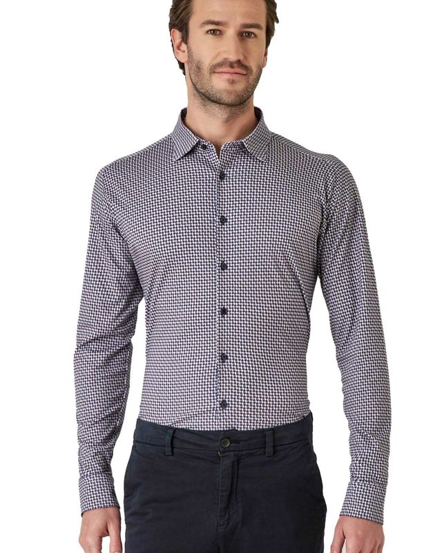 Desoto Dress Shirt lm LBeige 77228-3