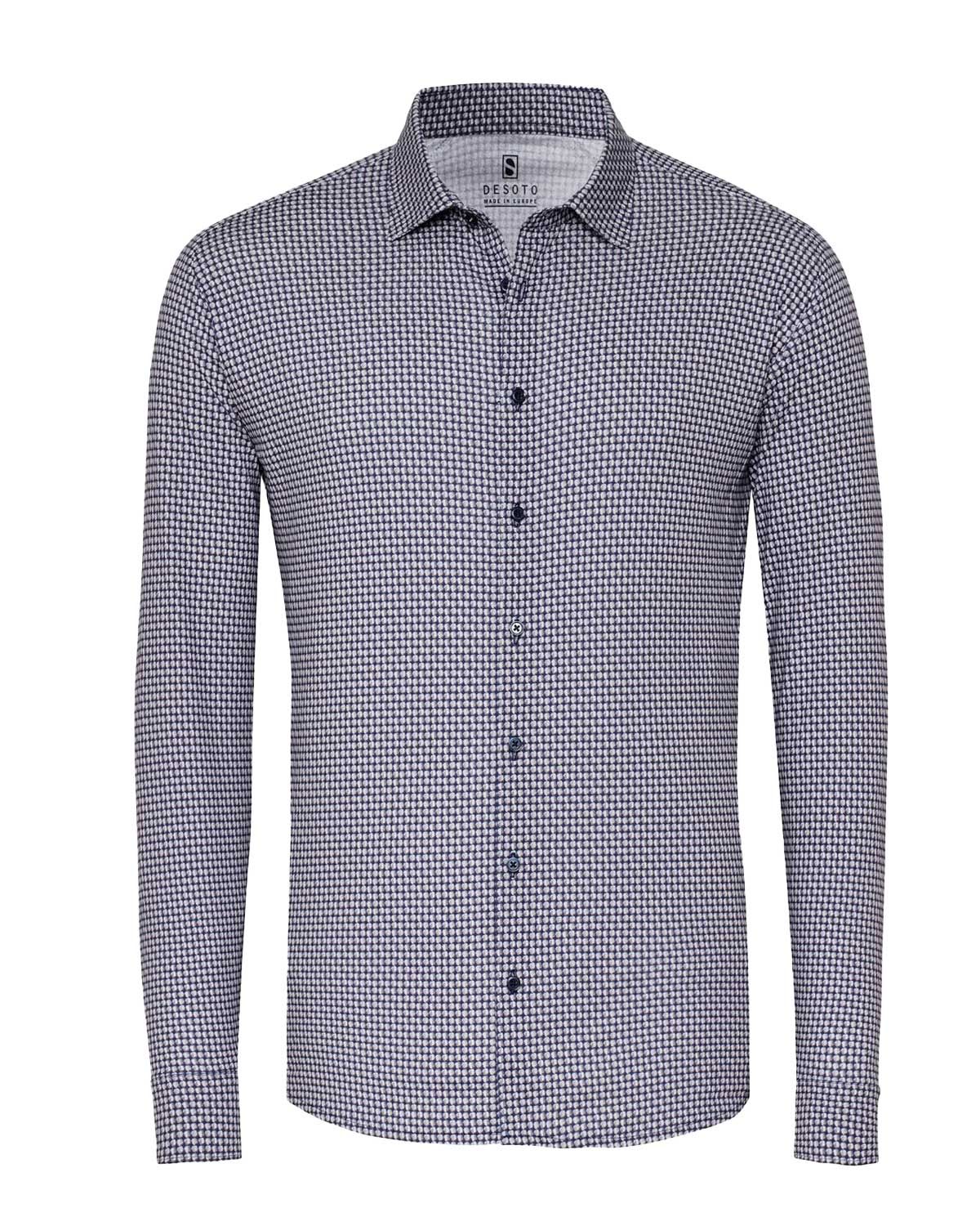 Desoto Dress Shirt lm LBeige 77228-3