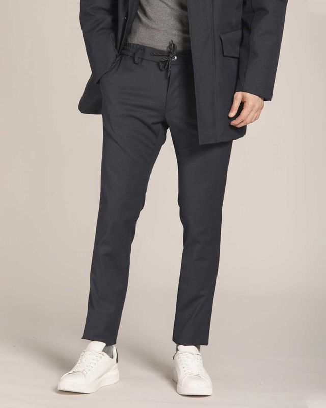 Mason's Pantalon Katoen DBlauw 9PF2A5820 MTE174