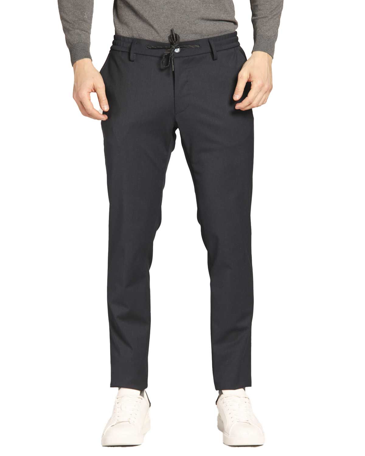 Mason&#39;s Pantalon Katoen DBlauw 9PF2A5820 MTE174