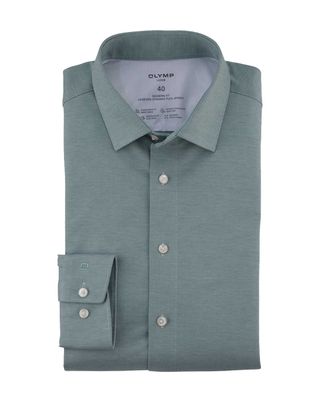 OLYMP Luxor 24/Seven Modern Fit Shirt Green – Front