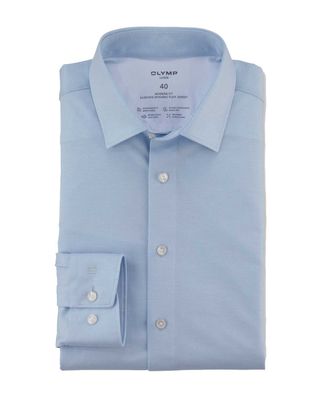 Olymp Luxor 24/Seven Modern Fit shirt in blue – Non-iron and