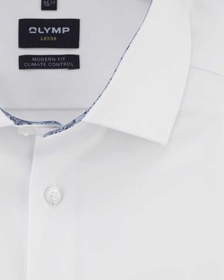 Olymp Luxor 13267400 white shirt – collar detail