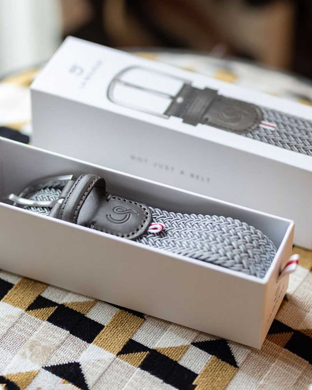  Île De Ré La Boucle belt in luxury gift box – perfect gift for men.