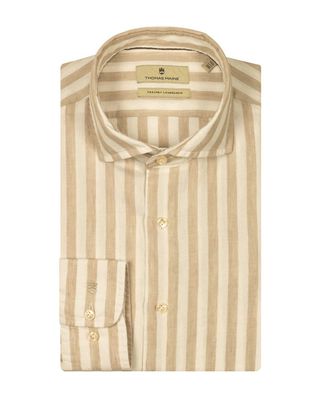 Thomas Maine Shirt lm MBeige 517719