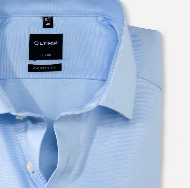 Olymp Dress Shirt LM lblauw 0745-64