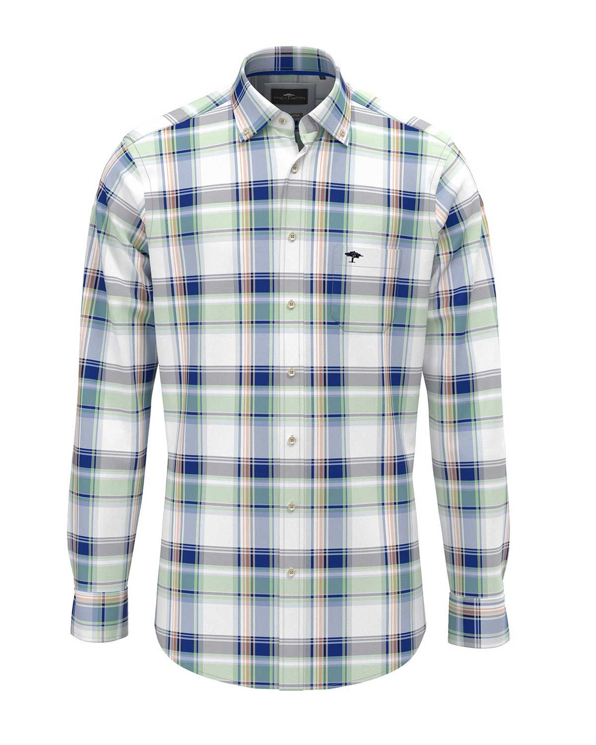 Fynch Hatton Shirt LM Wit 1 15138320