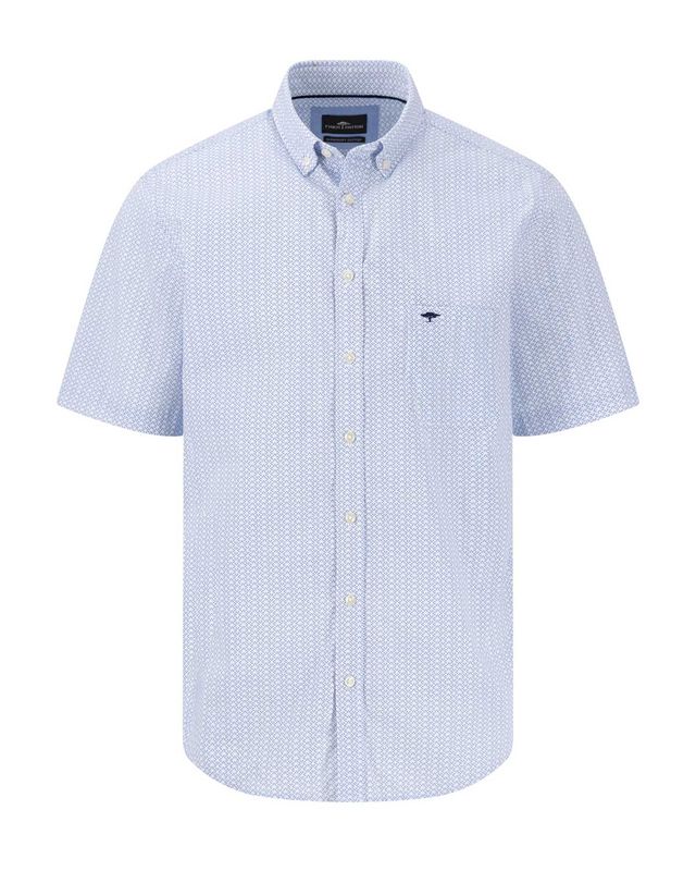 Fynch Hatton Shirt km LBlauw 15046121
