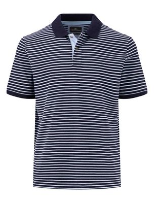 Fynch Hatton Polo km DBlauw 15044004
