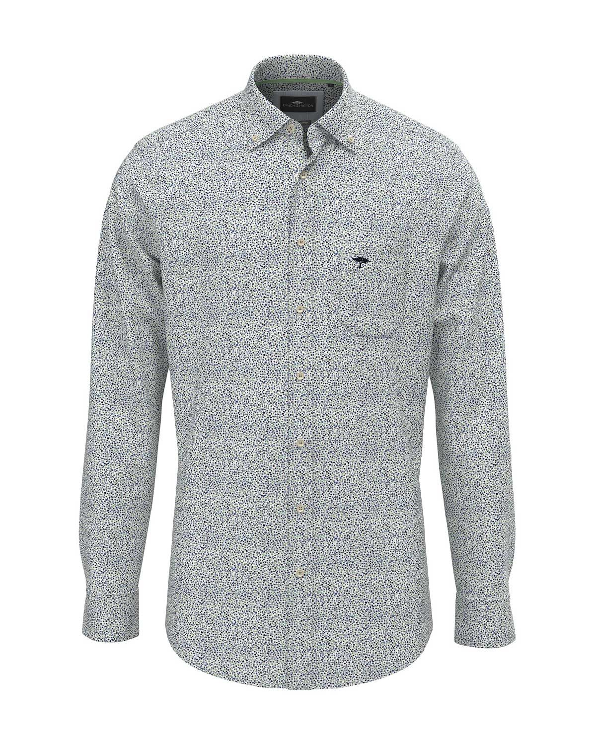 Fynch Hatton Shirt lm LGroen 15138540
