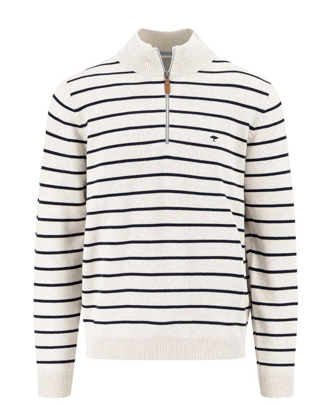 Fynch Hatton Pull zip Off White 1412313