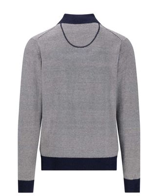 Fynch Hatton Pull zip DBlauw 1502618