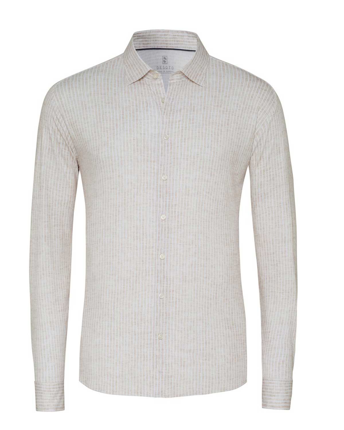 Desoto Shirt lm LBeige 82428-3