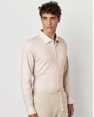 Desoto Shirt lm LBeige 82428-3
