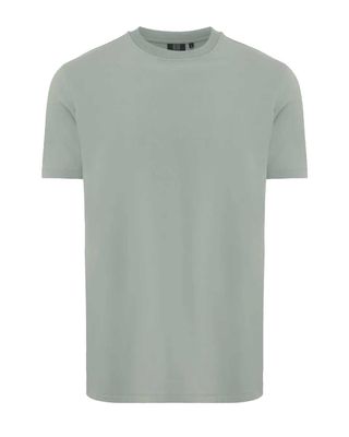 Vooraanzicht Genti walgroen T-shirt J2013-1202 met ronde hals
