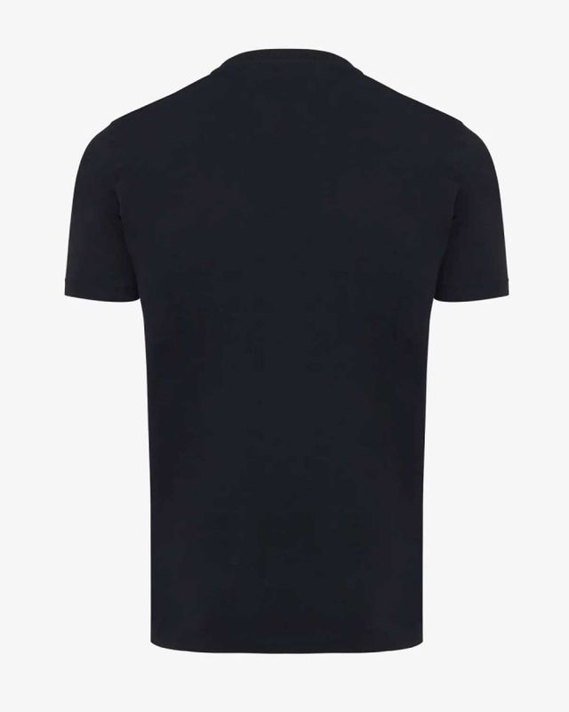 Achteraanzicht van luchtig lichtblauw slim fit shirt