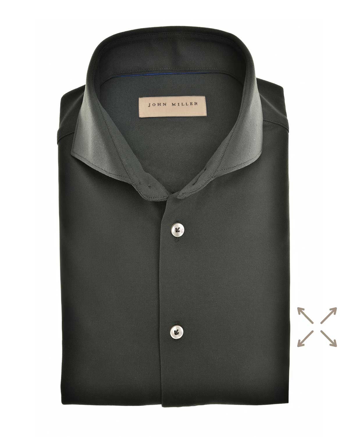 John Miller Dress Shirt DGroen 5142035