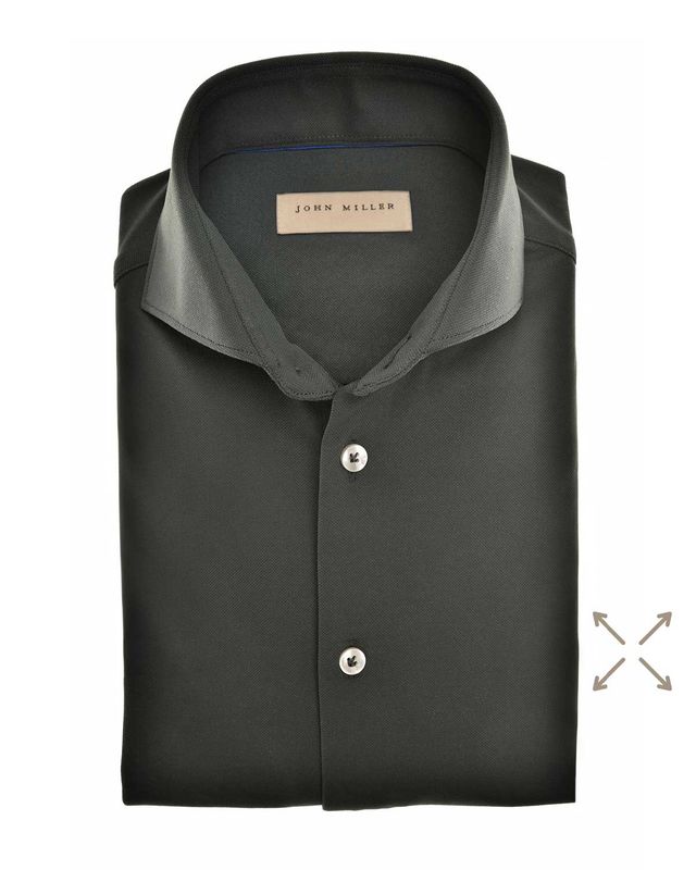 John Miller Dress Shirt DGroen 5142035