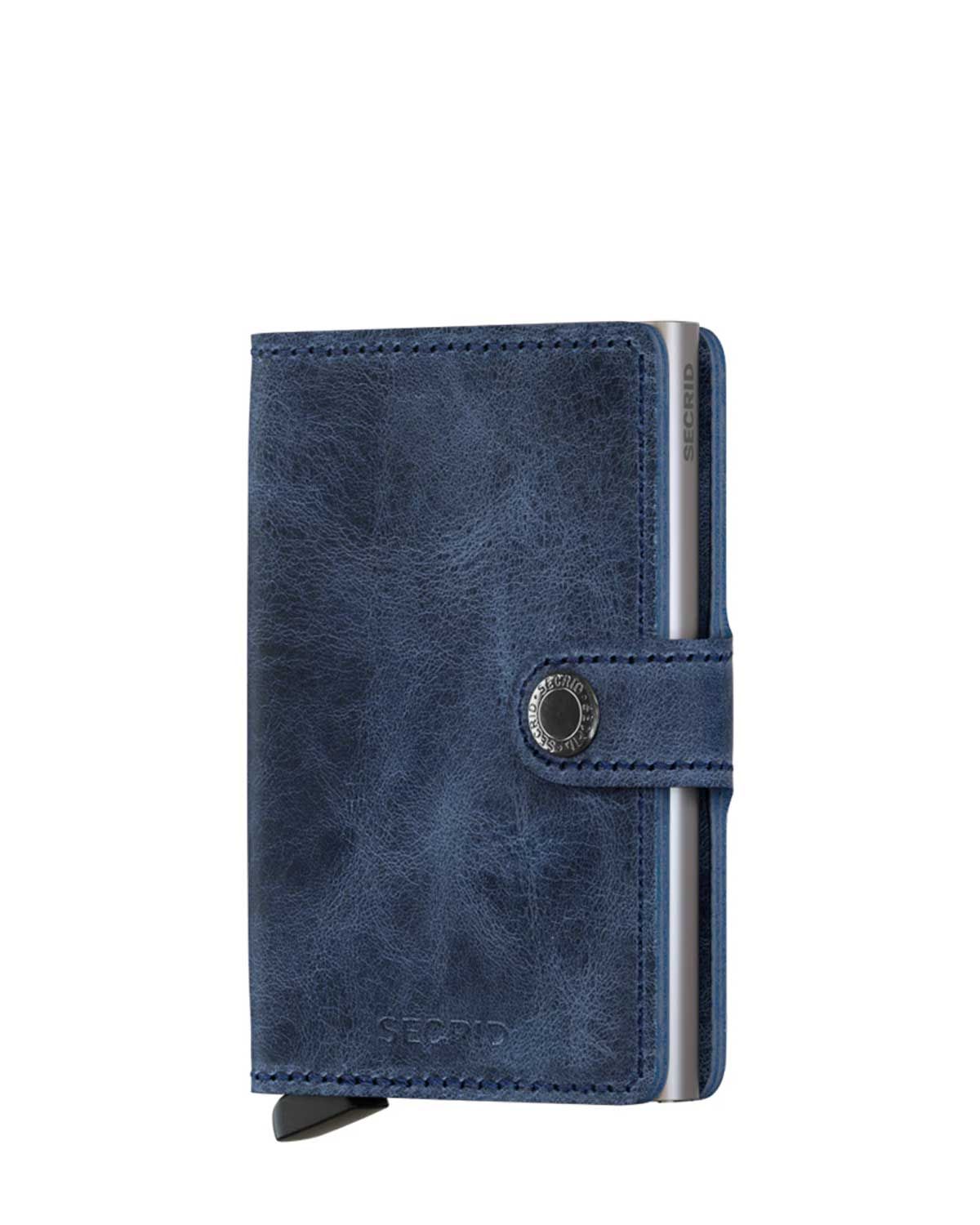 Secrid Portemonnee m.blauw Miniwallet Vintage