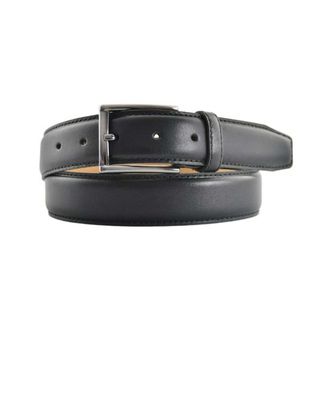 Ceintuur Classic Luxe 100% leren herenriem 3,5 cm – zwart met nikkelvrije gesp, inkortbaar.