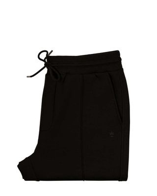 Thomas Maine sweatpants heren zwart model 5210TM011, comfortabele katoenen broek met stretch en trekkoord tailleband