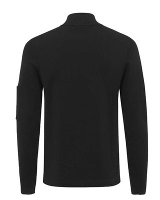 Genti Cool Dry Turtle Zip K3122-3258-020 in zwart, achterkant