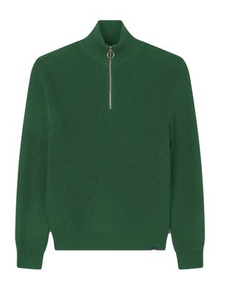 Paul &amp; Shark half zip sweater 15311168-51D groen voorkant
