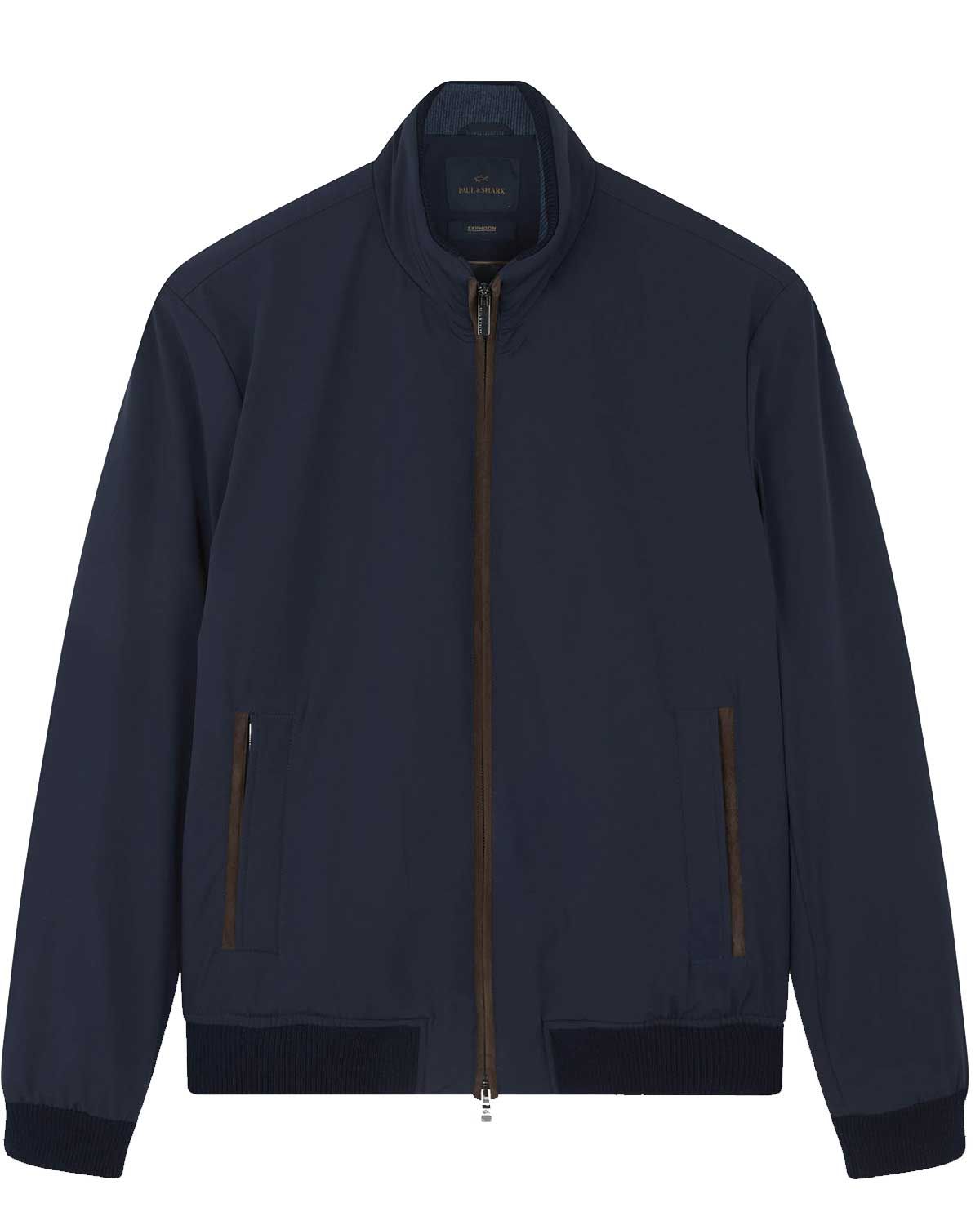 Paul &amp; Shark Save the Sea bomber 14312060-013 navy voorkant