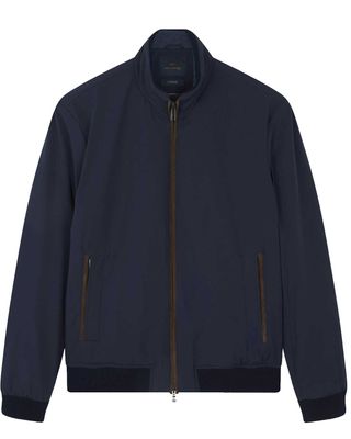 Paul &amp; Shark Save the Sea bomber 14312060-013 navy voorkant