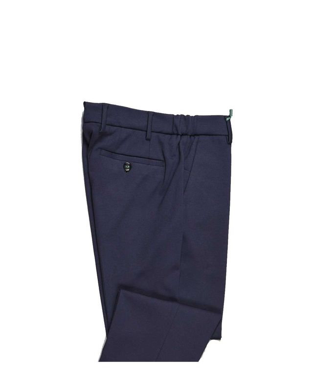 Berwich broek CN1217X in Blue Morello, detail achterzak