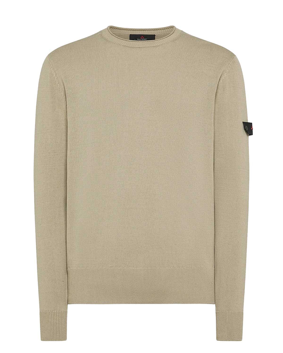 Peuterey pullover PEU549399012133-859 in beige, voorkant