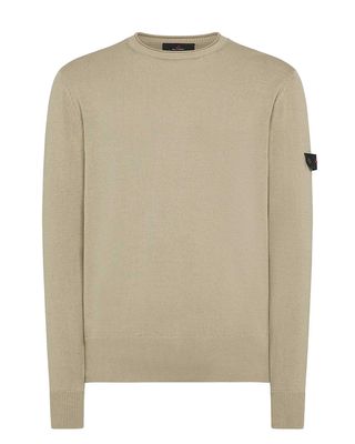 Peuterey pullover PEU549399012133-859 in beige, voorkant