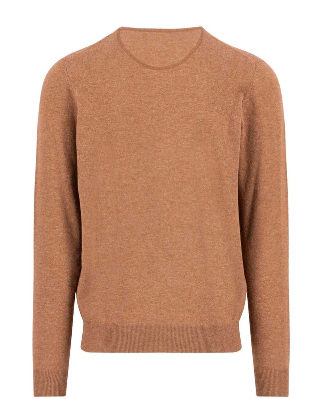 Fynch Hatton pullover V-neck 1514801-804 in hazel, achterkant