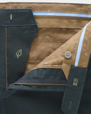 Detail binnenvoering Meyer chino Bonn 2-5654-17 donkerblauw, luxe afwerking