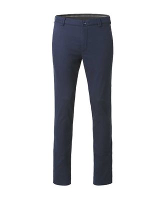 Meyer Bonn chino 1-8121-19 in donkerblauw, voorkant, modern fit met ultraflexibele tailleband