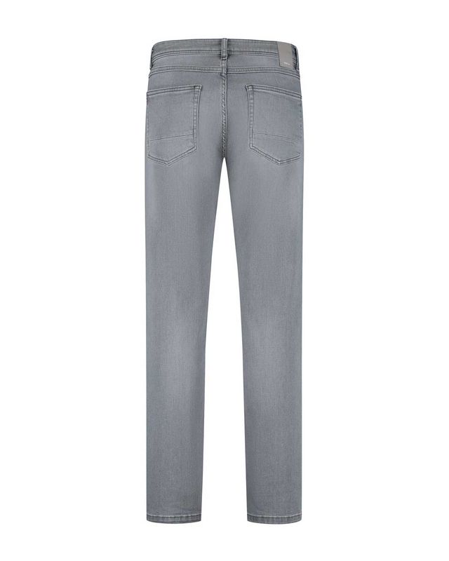 North 84 jeans 84301003-57 in graphite grijs, achterkant slim fit 5-pocket