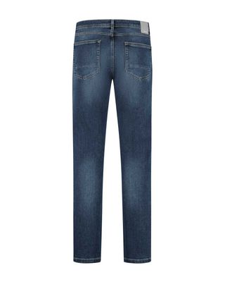 North 84 jeans 84301002-436 in medium indigo blauw, achterkant regular fit 5-pocket